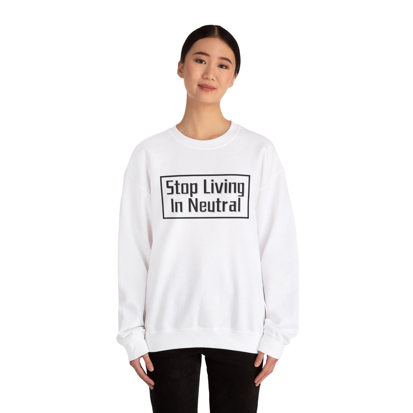 Living in Neutral Unisex Crewneck Sweatshirt (Adult)