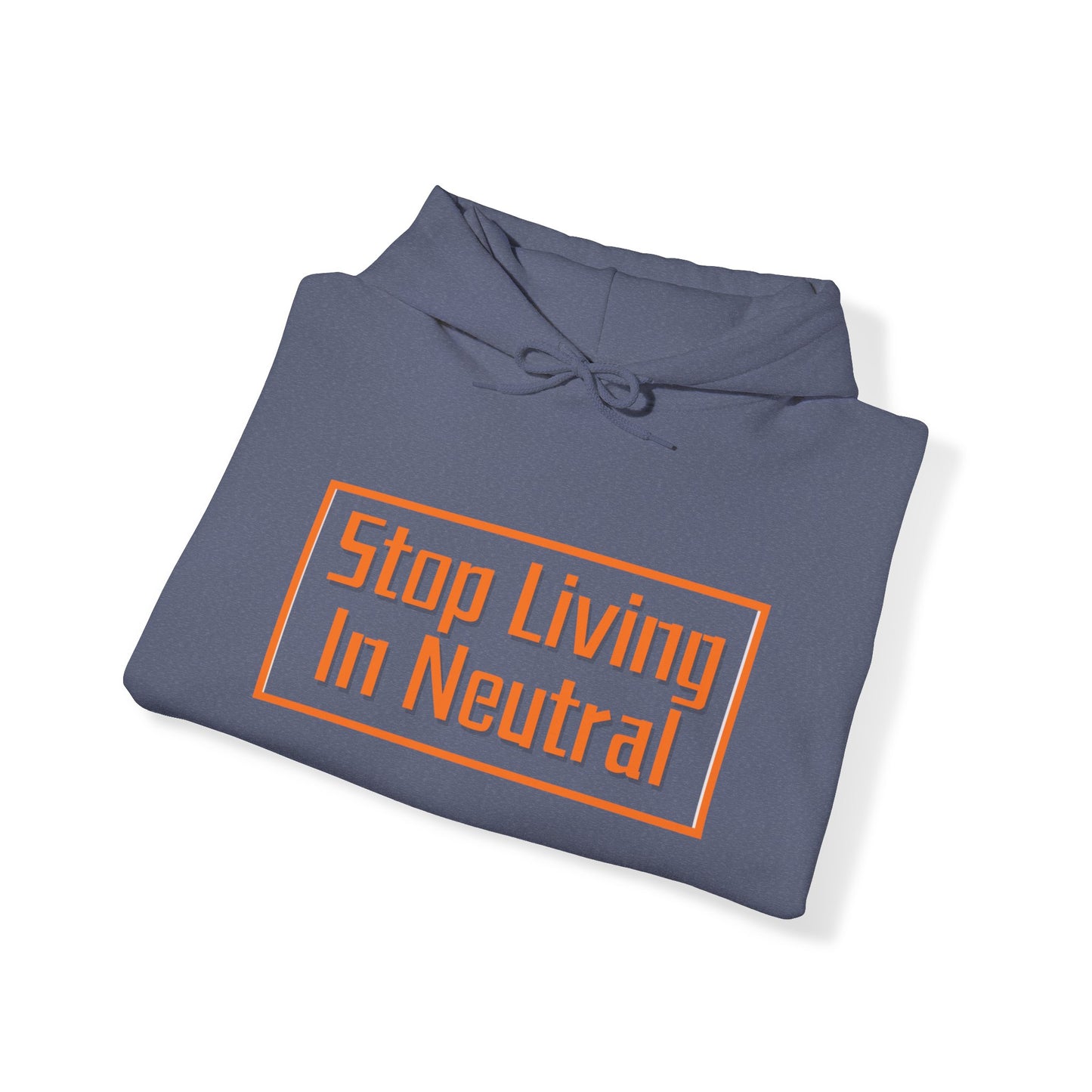 Living in Neutral (Orange) Unisex Hooded Sweatshirt