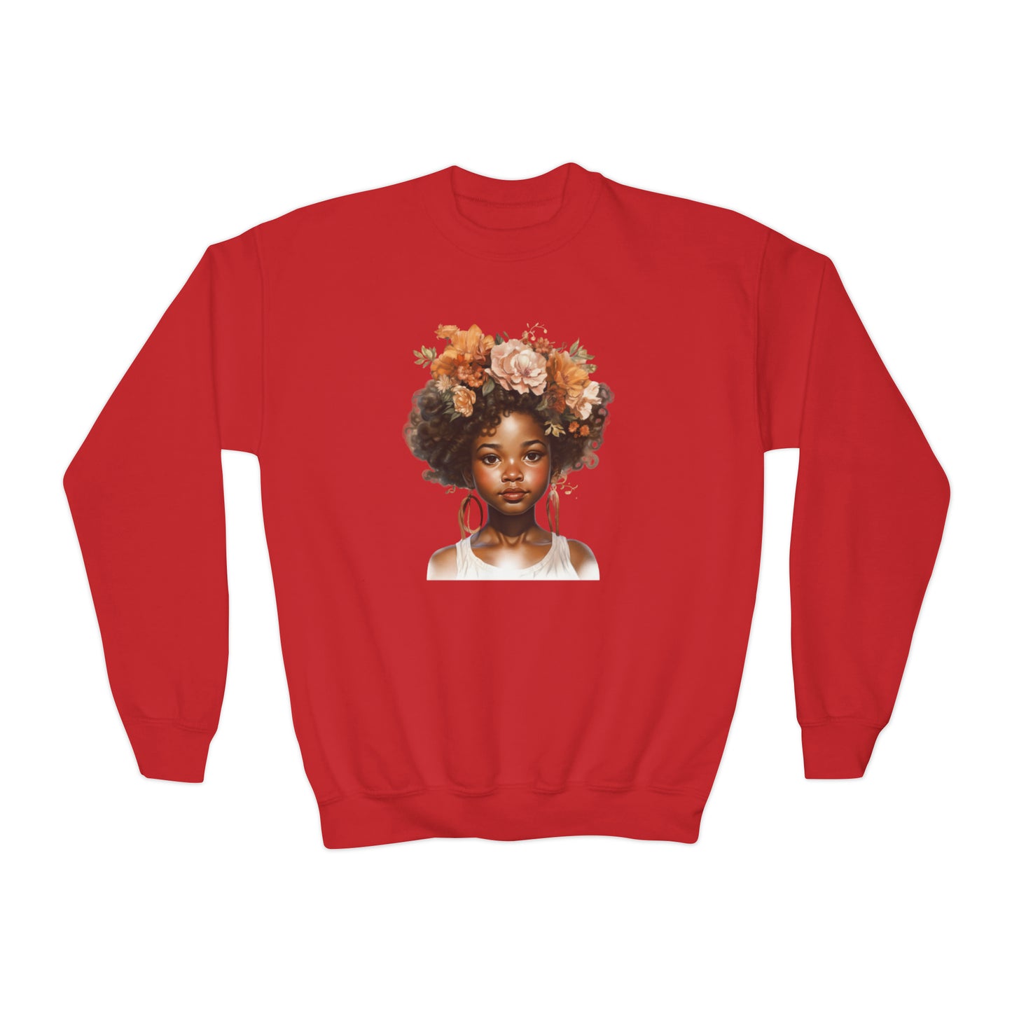 Floral Tresses-Sweatshirt(KIDS)