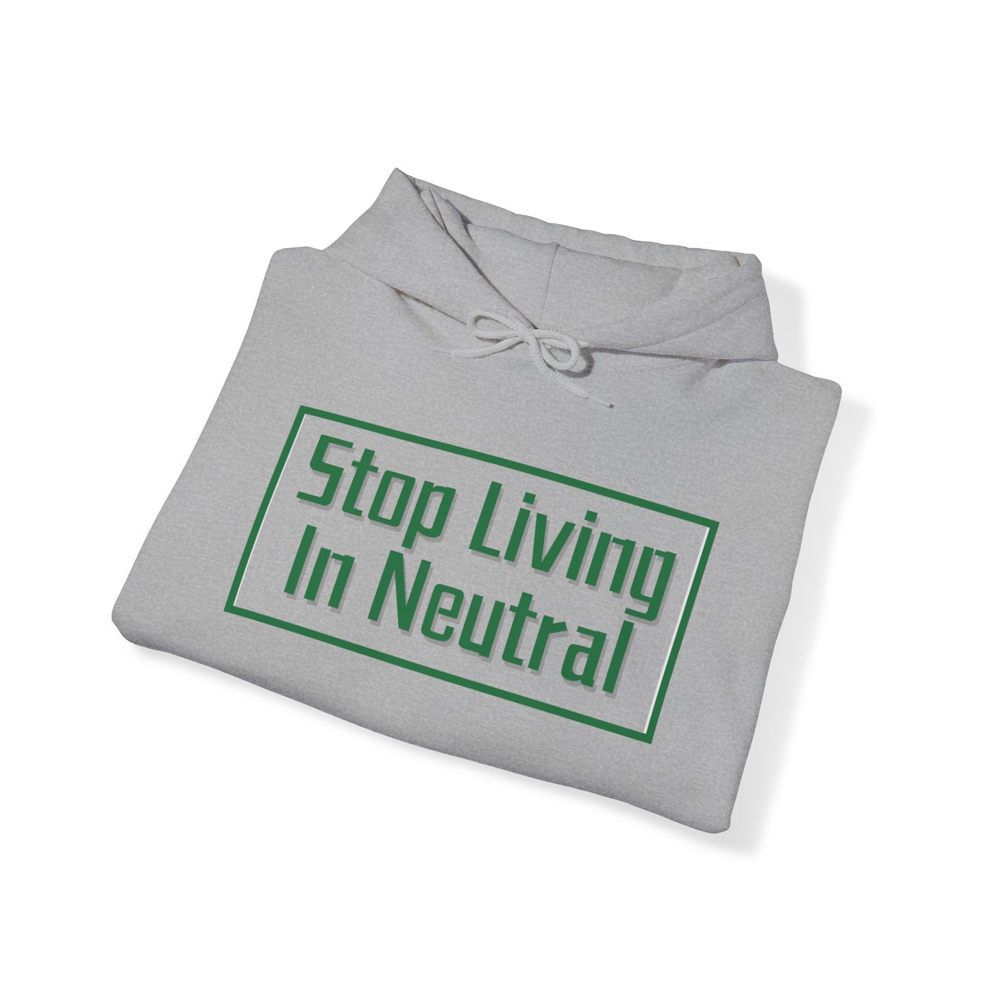 Living in Neutral (Green) Hooded Sweatshirt