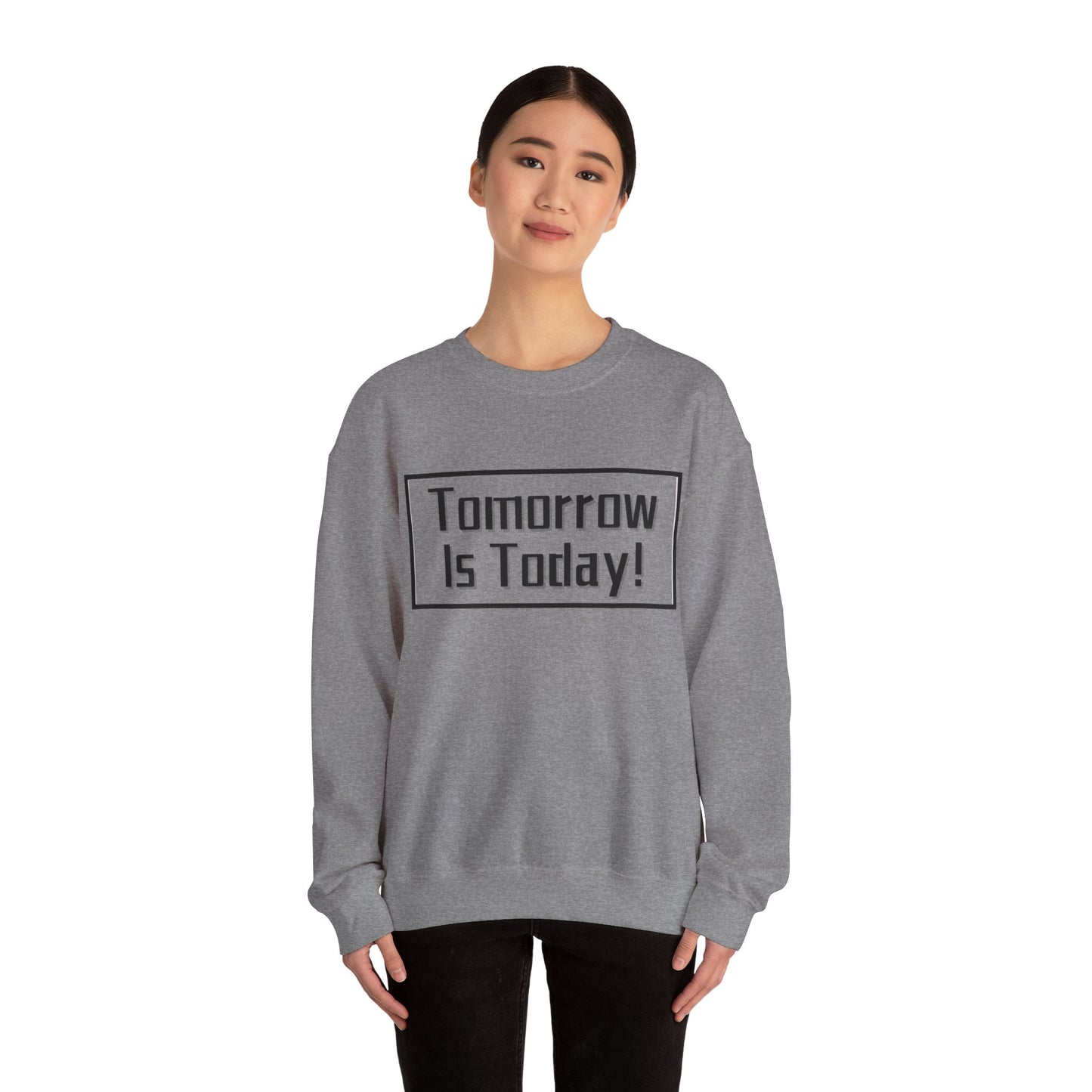 Tomorrow/Today Unisex Crewneck Sweatshirt(Adult)