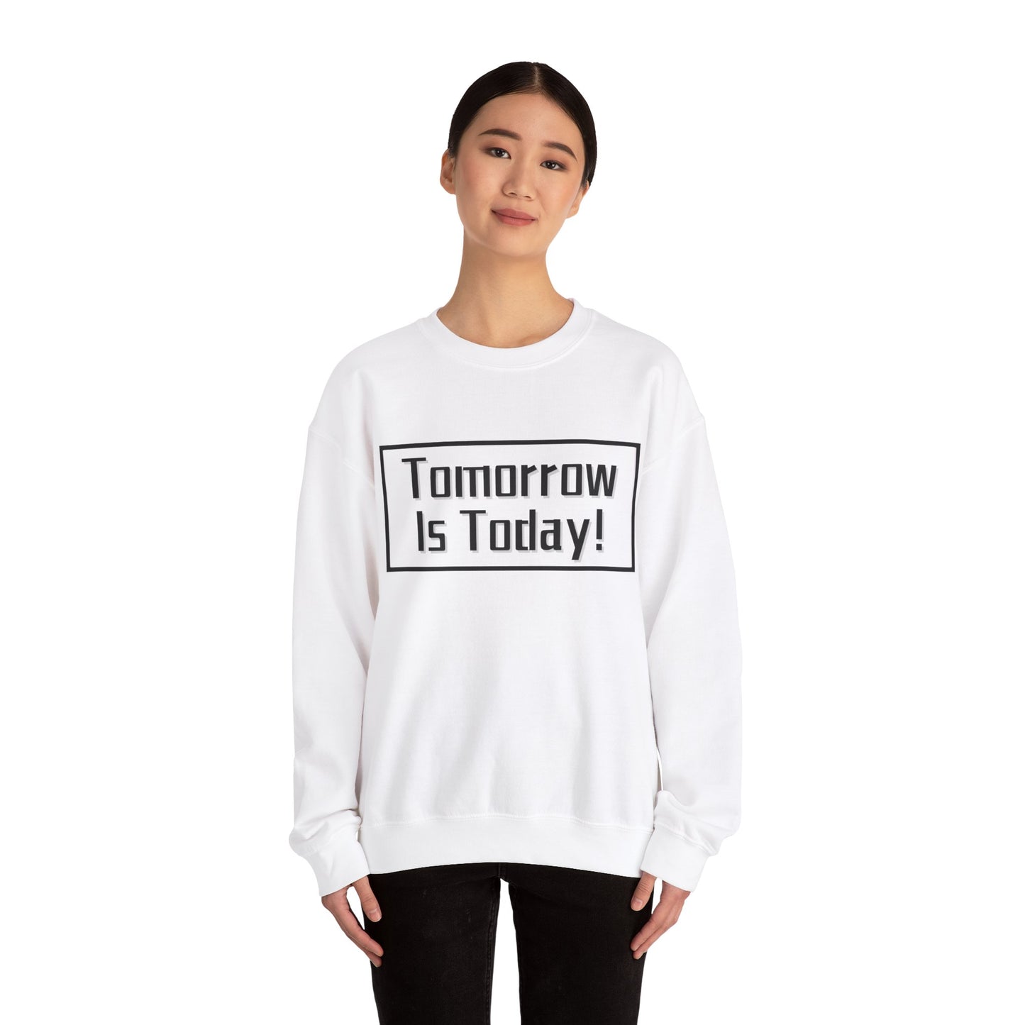 Tomorrow/Today Unisex Crewneck Sweatshirt(Adult)