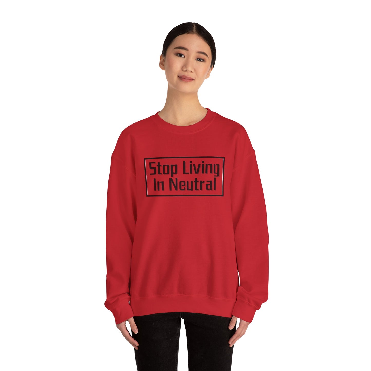 Living in Neutral Unisex Crewneck Sweatshirt (Adult)