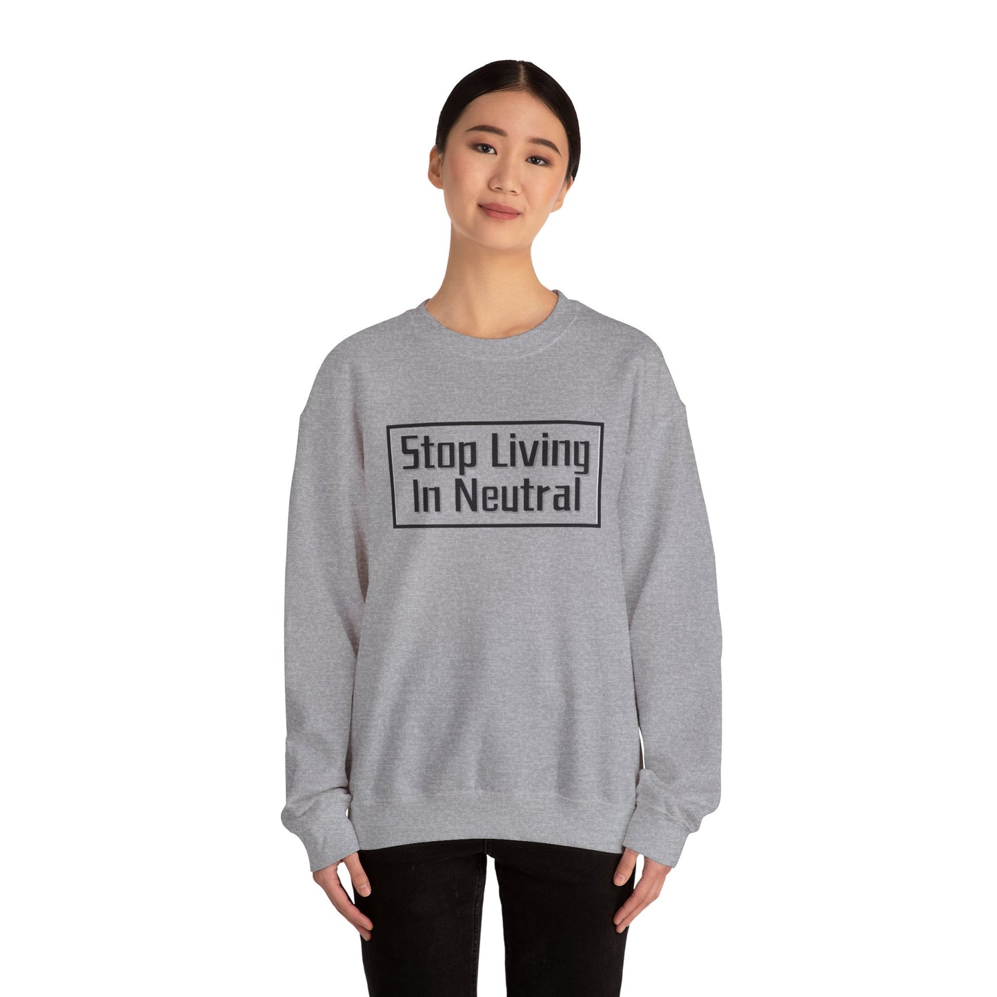 Living in Neutral Unisex Crewneck Sweatshirt (Adult)