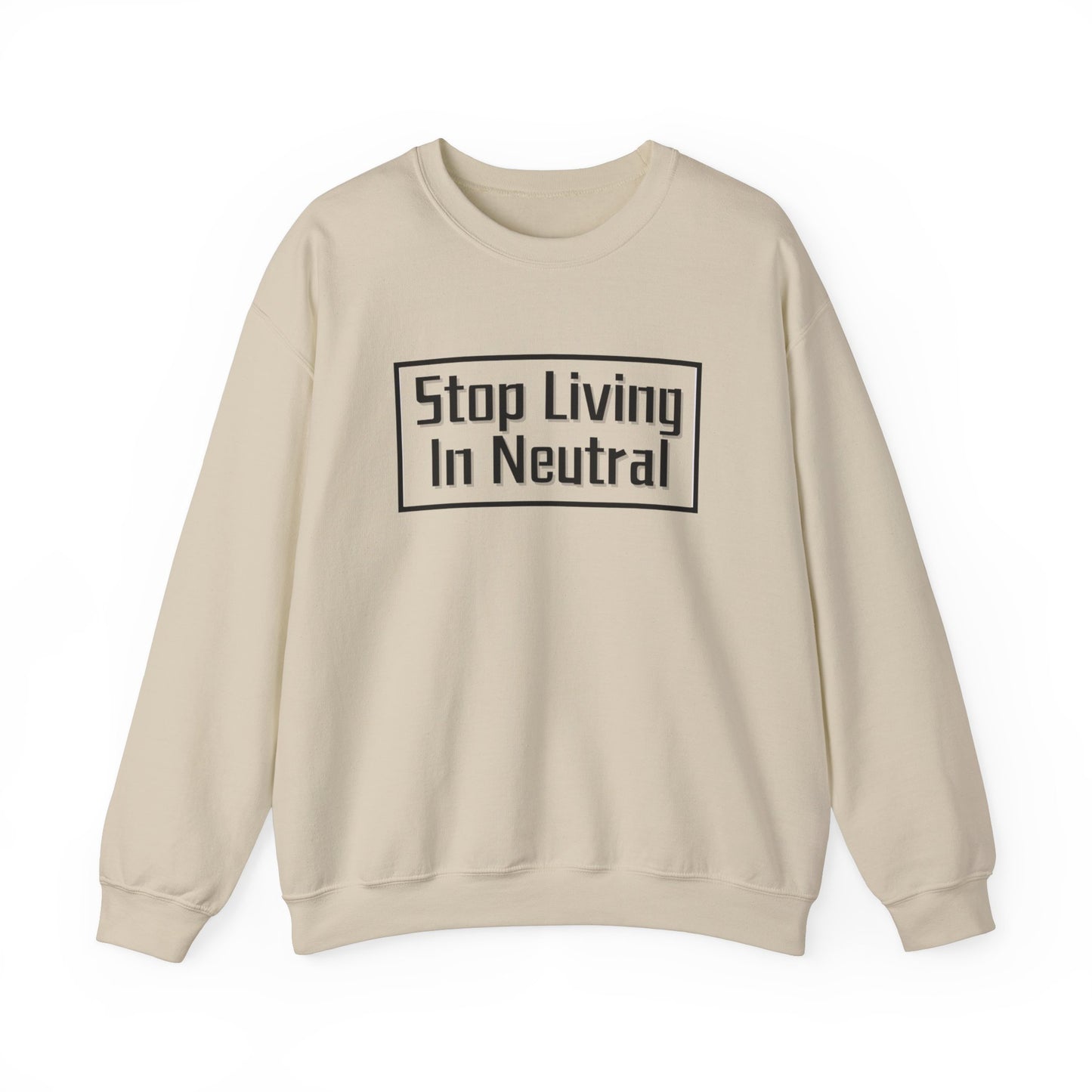 Living in Neutral Unisex Crewneck Sweatshirt (Adult)