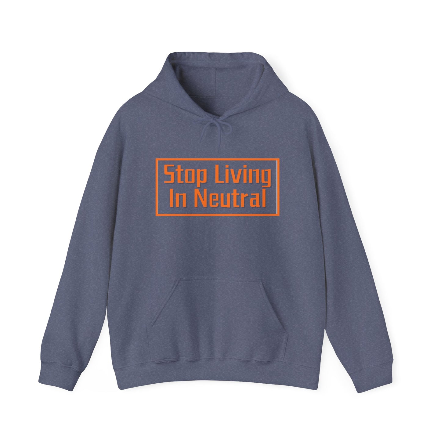 Living in Neutral (Orange) Unisex Hooded Sweatshirt