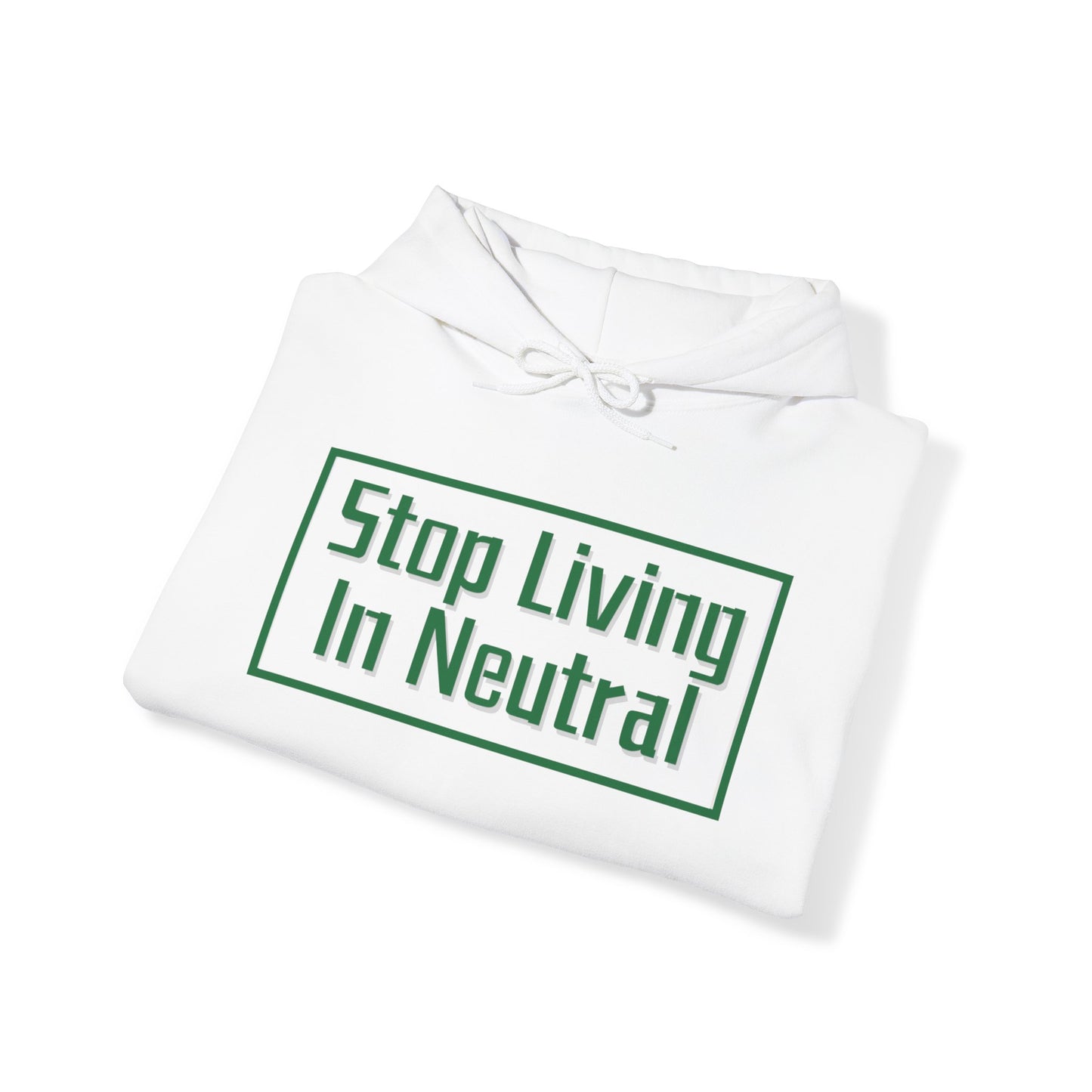 Living in Neutral (Green) Hooded Sweatshirt