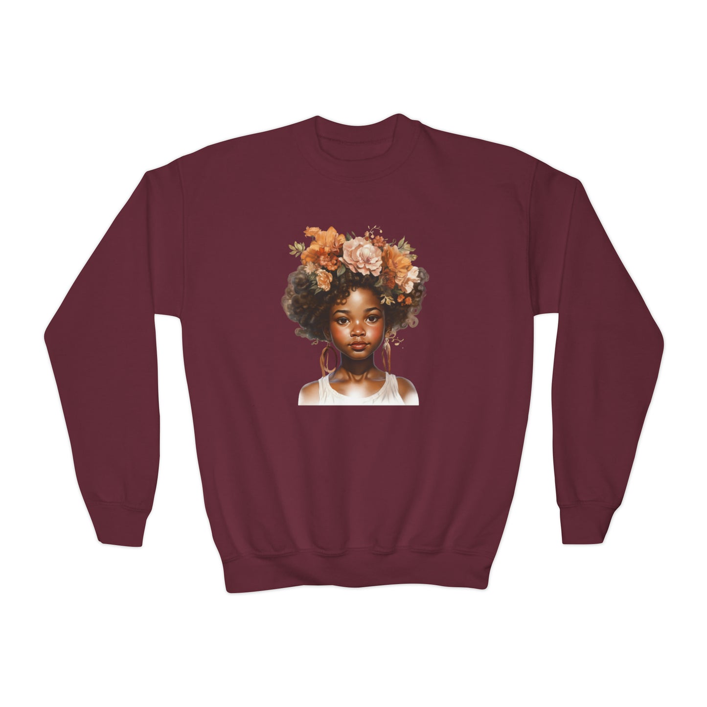 Floral Tresses-Sweatshirt(KIDS)