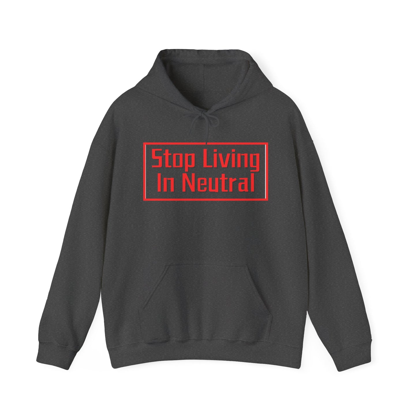 Living in Neutral(Red)  Hooded Sweatshirt