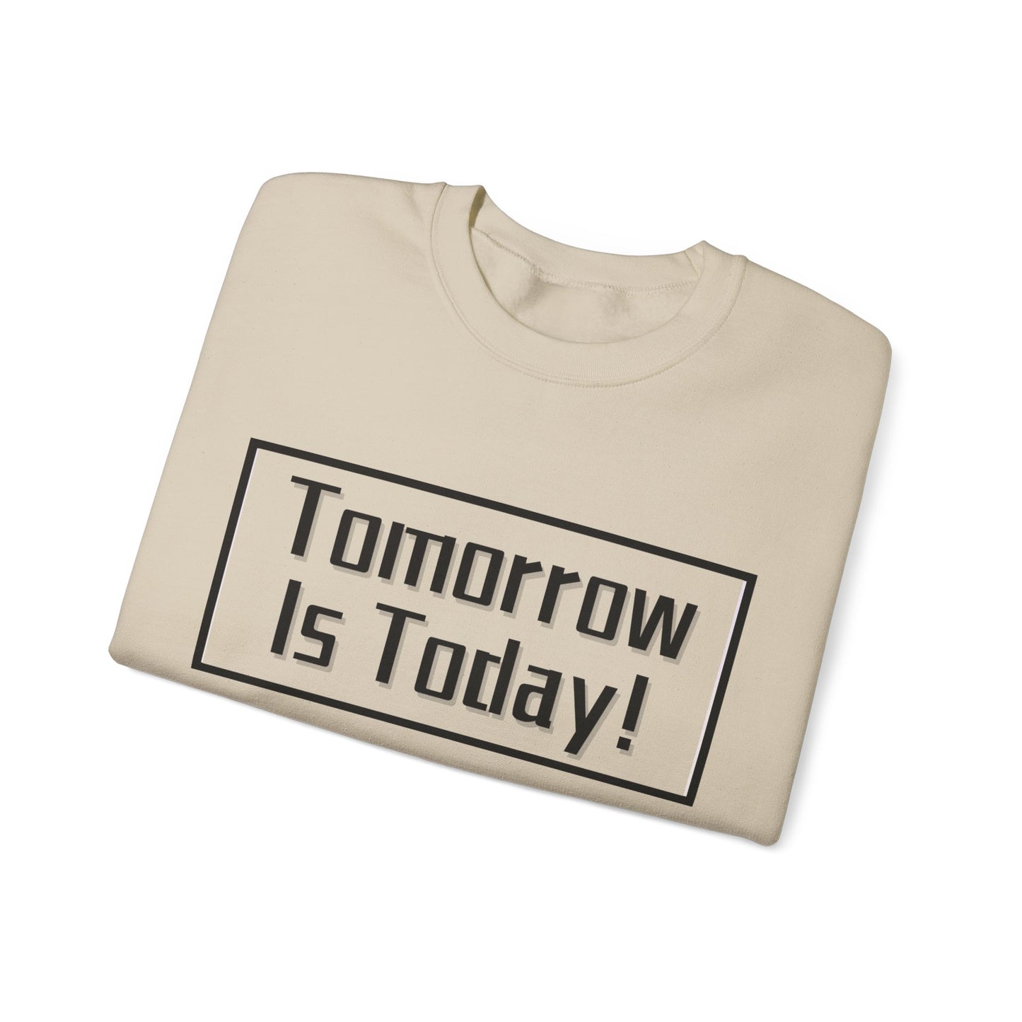 Tomorrow/Today Unisex Crewneck Sweatshirt(Adult)