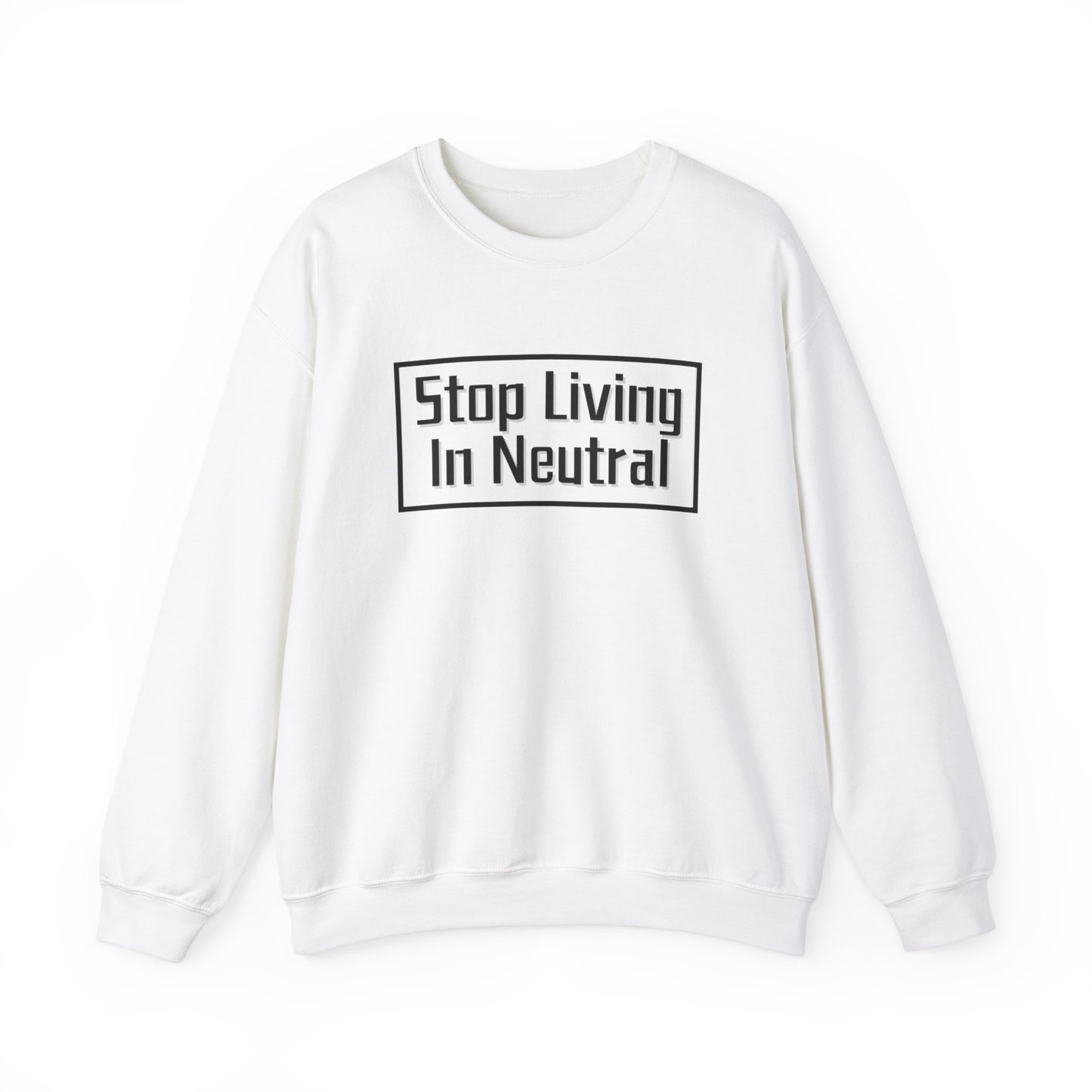 Living in Neutral Unisex Crewneck Sweatshirt (Adult)