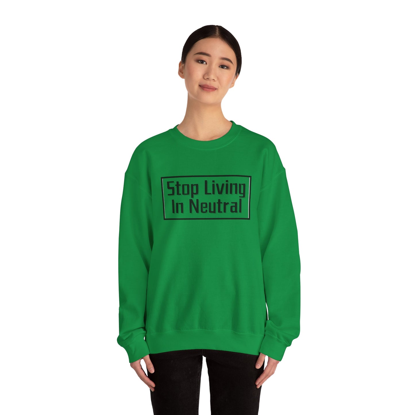 Living in Neutral Unisex Crewneck Sweatshirt (Adult)