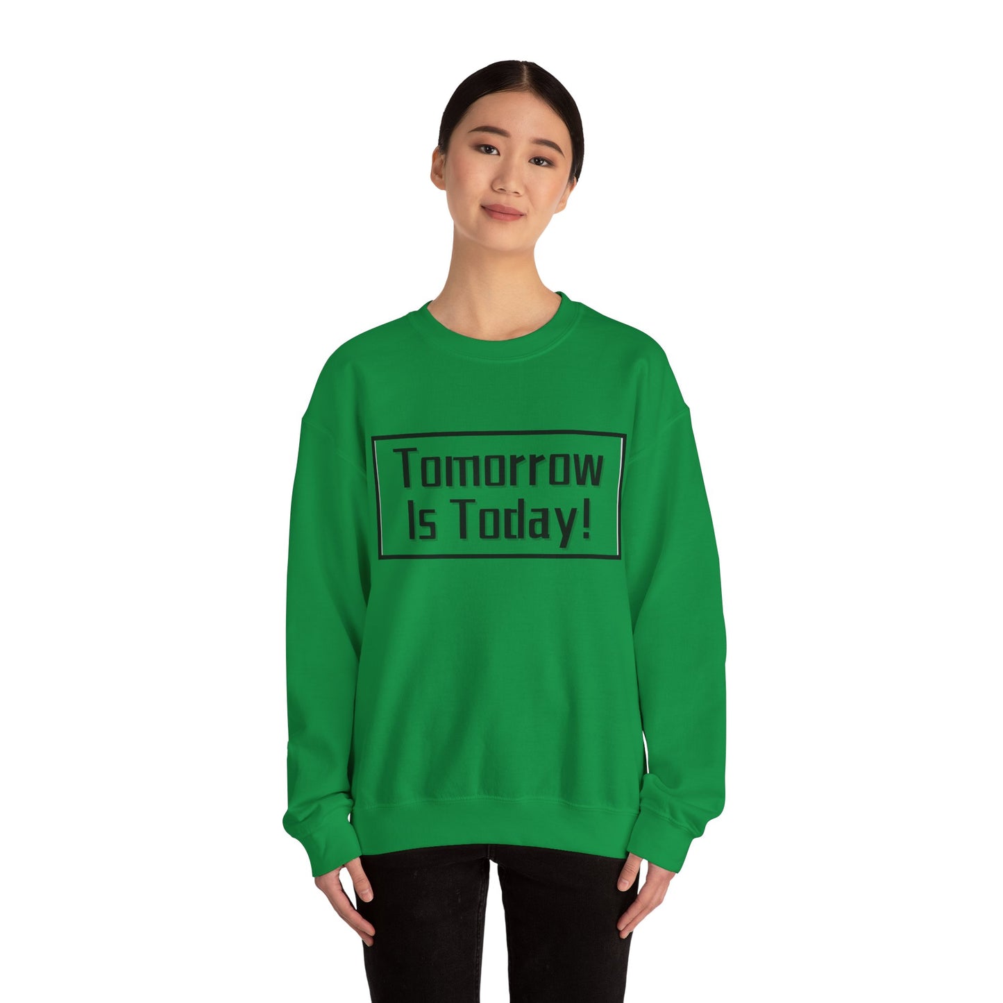 Tomorrow/Today Unisex Crewneck Sweatshirt(Adult)