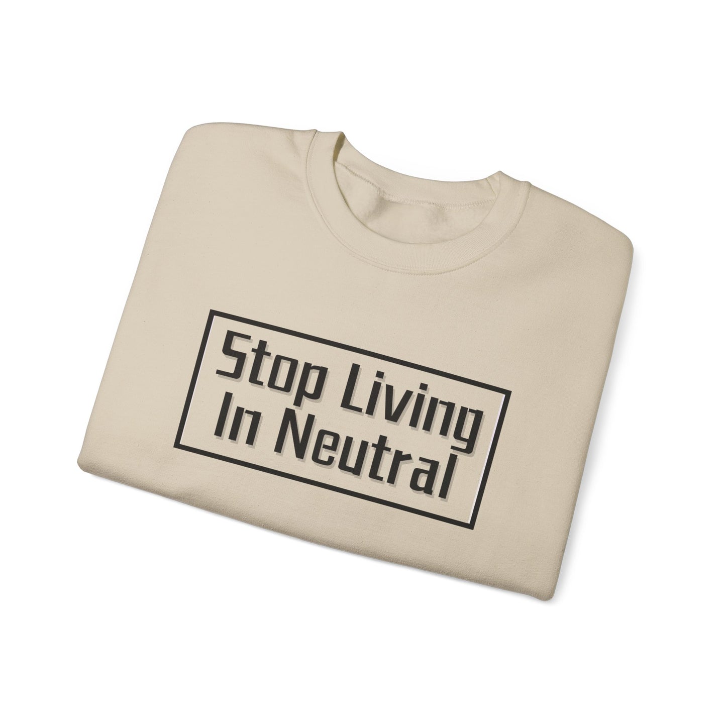 Living in Neutral Unisex Crewneck Sweatshirt (Adult)