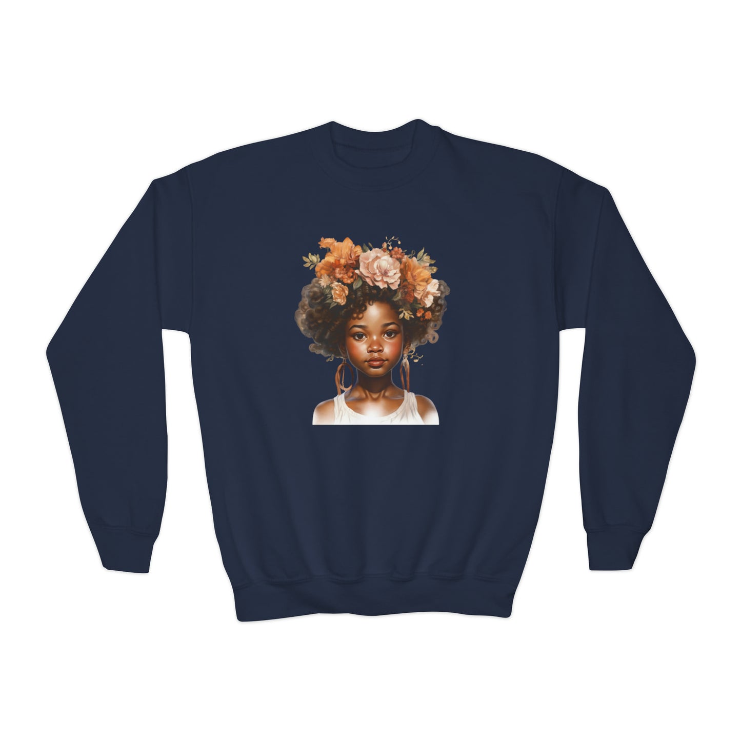 Floral Tresses-Sweatshirt(KIDS)